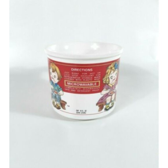 1993 Campbell's Soup Mug Boy & Girl 14 Oz Vintage - Picture 3 of 5